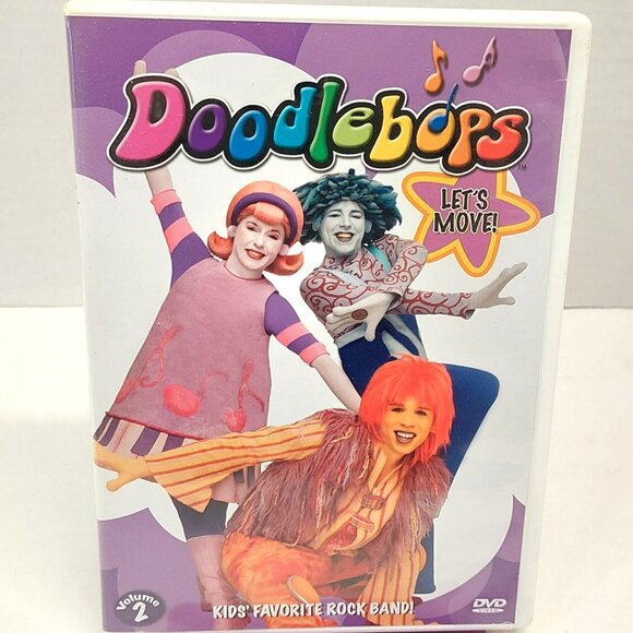 Let's Move - 2 Disc Set DVD By Doodlebops - VERY GOOD - includes bonus CD - Picture 1 of 4